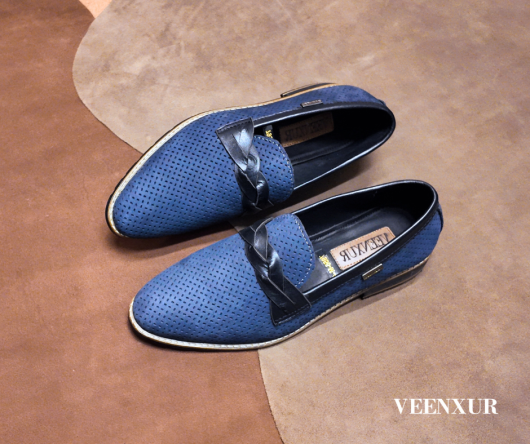 Blue Mash buckle Loafer - Image 3