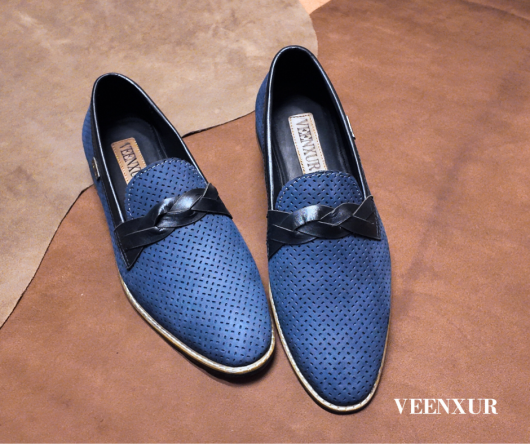 Blue Mash buckle Loafer - Image 2