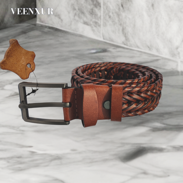 VEENXUR MASH RIPPED BROWN BELT